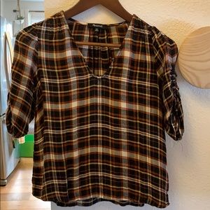 Madewell lightweight flannel women’s shirt.